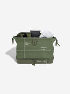 Green Large Canvas Washbag