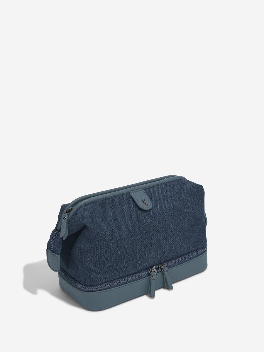 Doctors Washbag Canvas Blue - Toiletry Bags - Stackers Australia