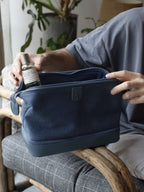 Doctors Washbag Canvas Blue