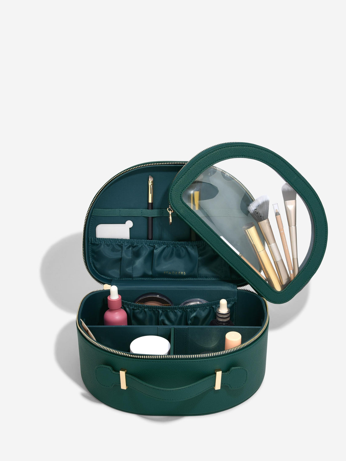Forest Green Vanity Case - Makeup Storage & Organisation - Stackers Australia