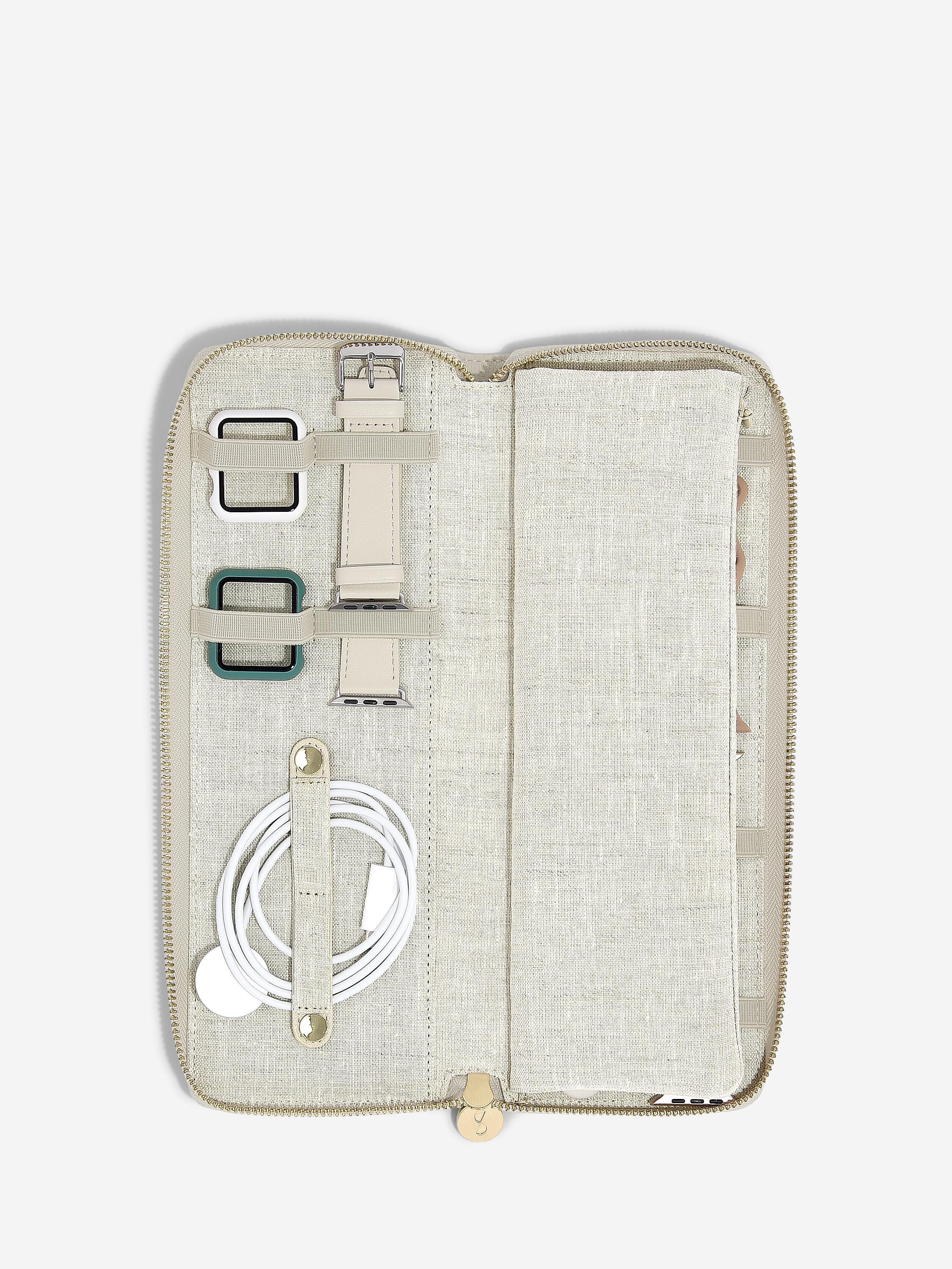 Oatmeal & Linen Smart Watch Organiser