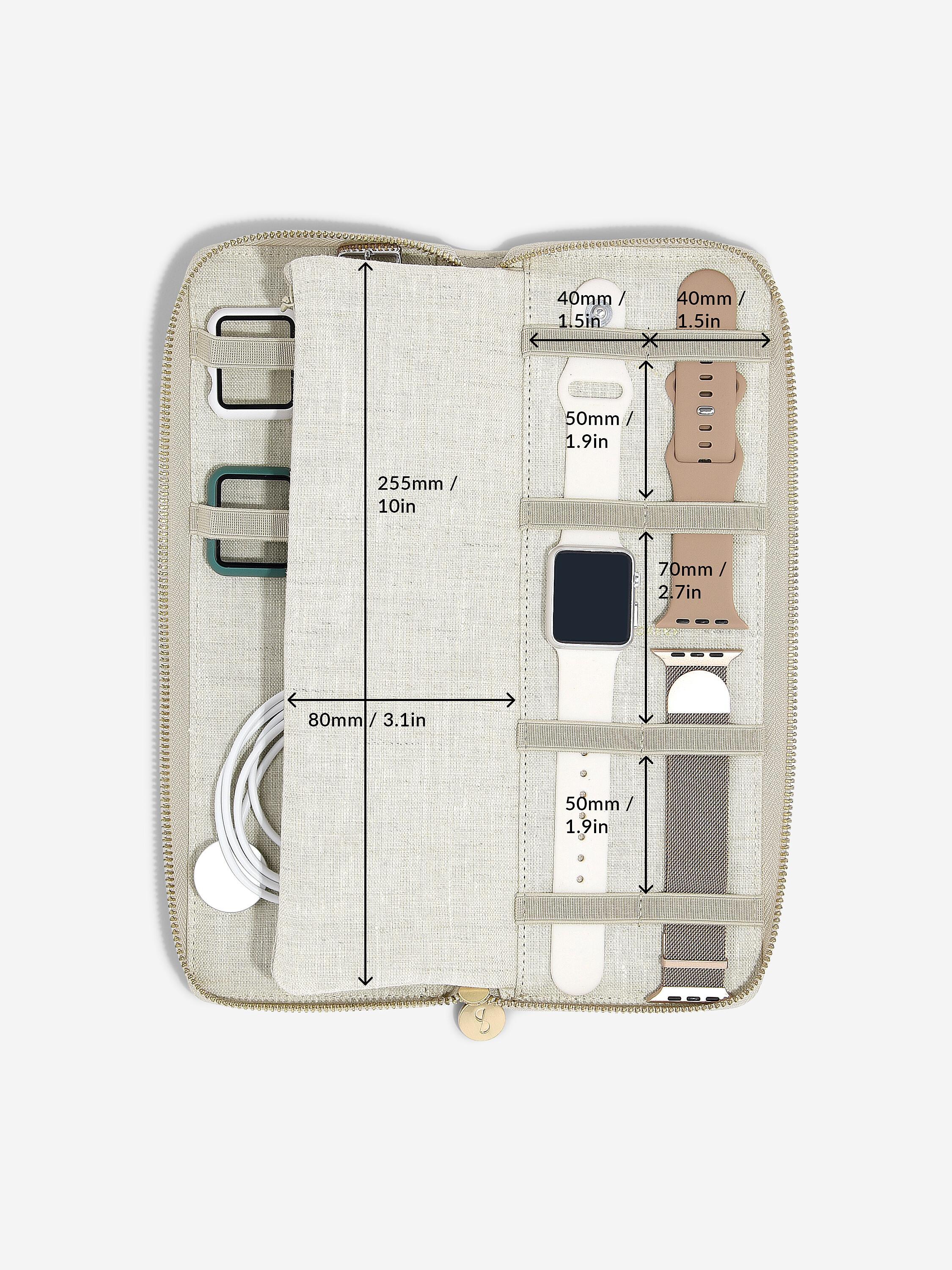 Oatmeal & Linen Smart Watch Organiser