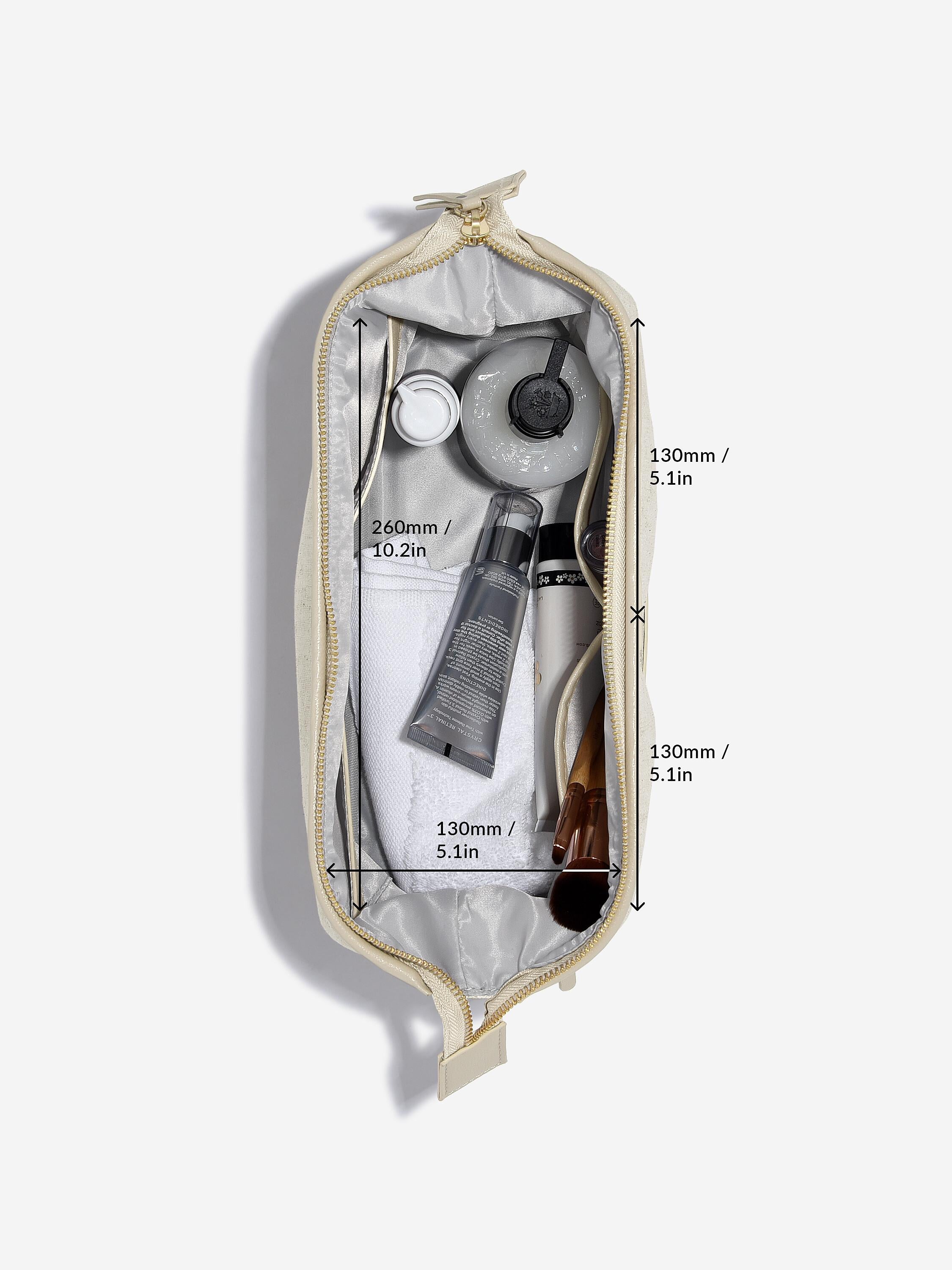 Oatmeal & Linen Washbag