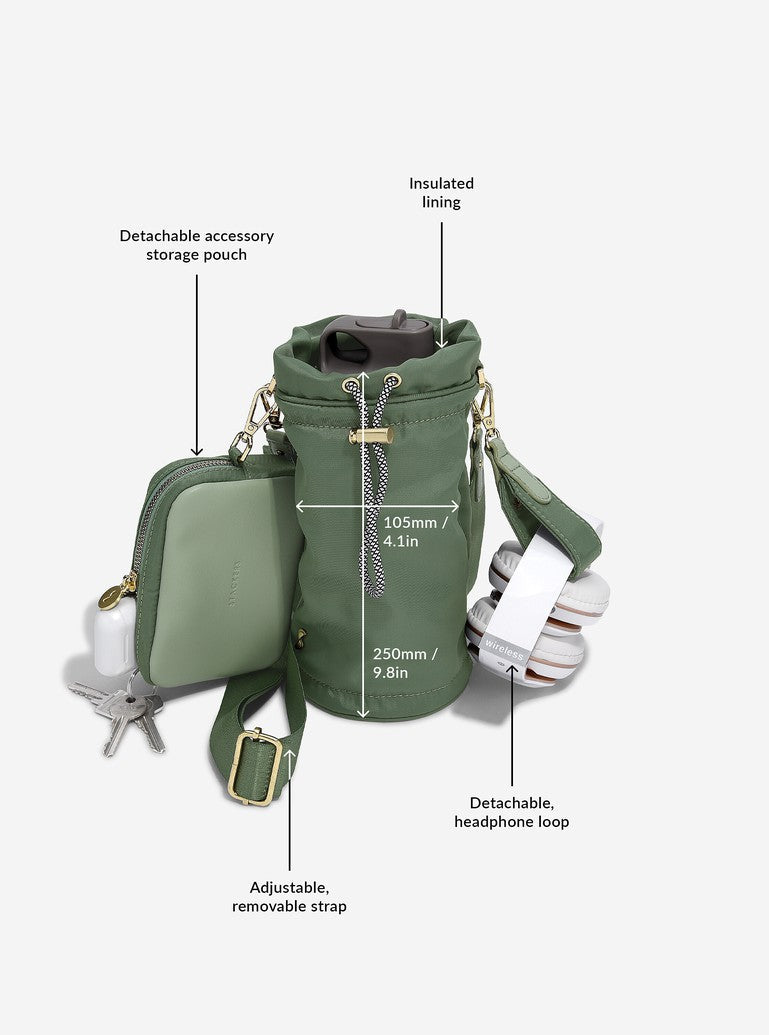 Green Recycled Nylon Bottle Bag Stackers