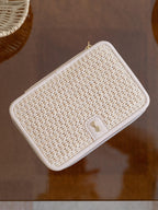 BLUSH RAFFIA LUXURY JEWELLERY BOX