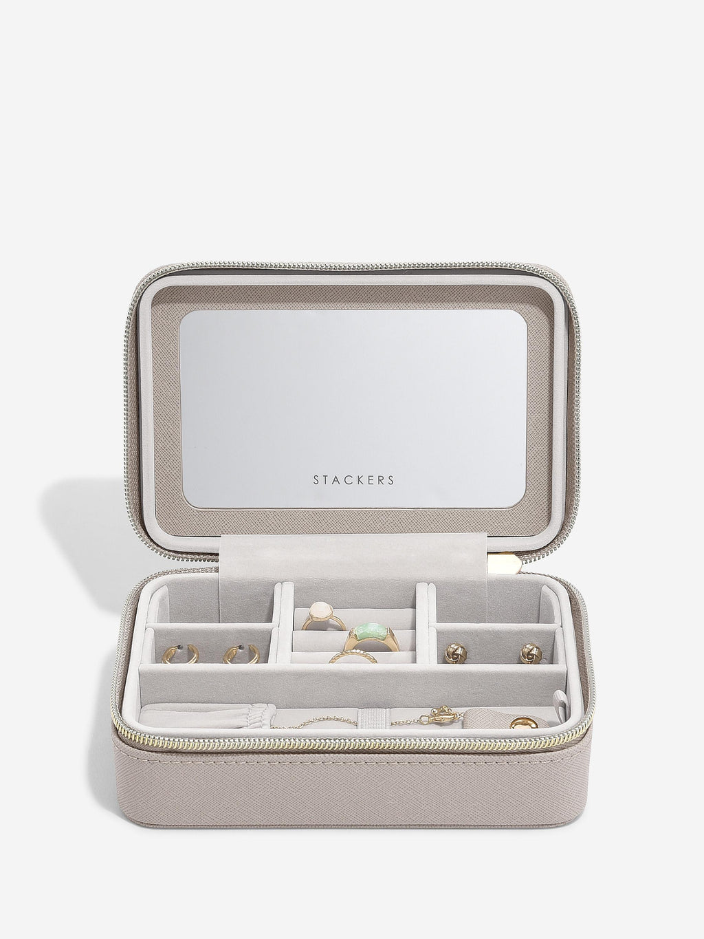 TAUPE RAFFIA LUXURY JEWELLERY BOX