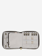 Suede Two Tone Medium Travel Jewellery Roll