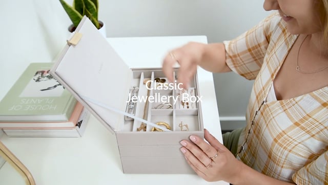 Taupe Classic Jewellery Box Stackers