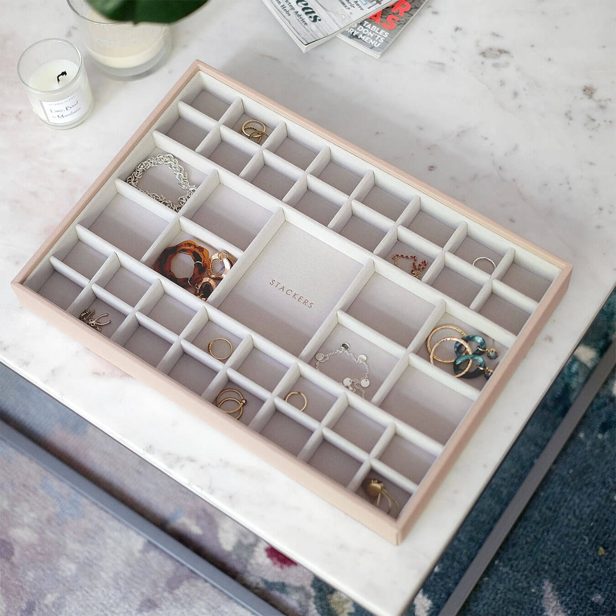 Blush Supersize Trinket Layer Stackers