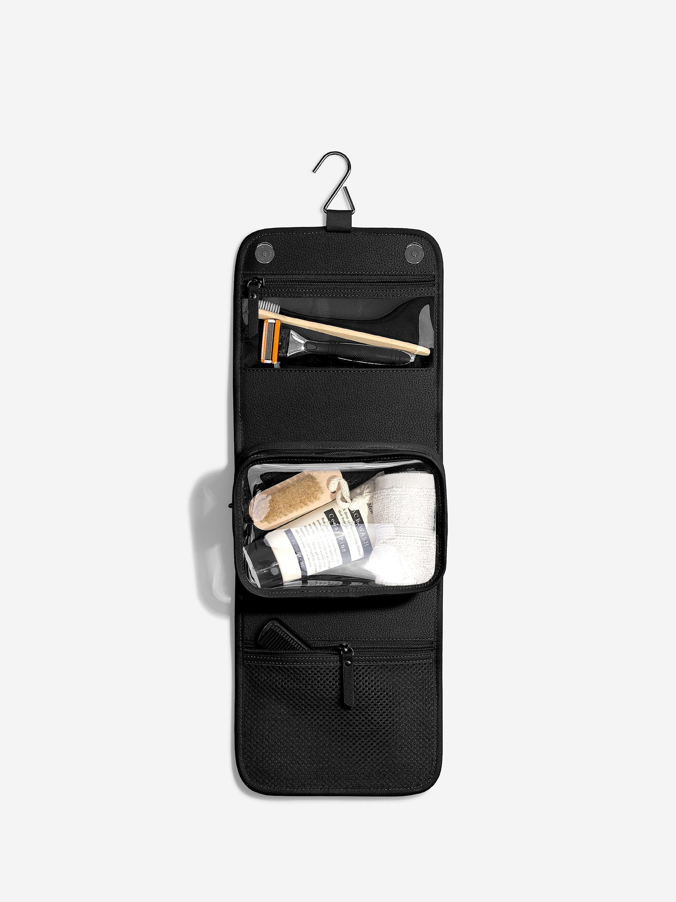 Black Small Hanging Washbag