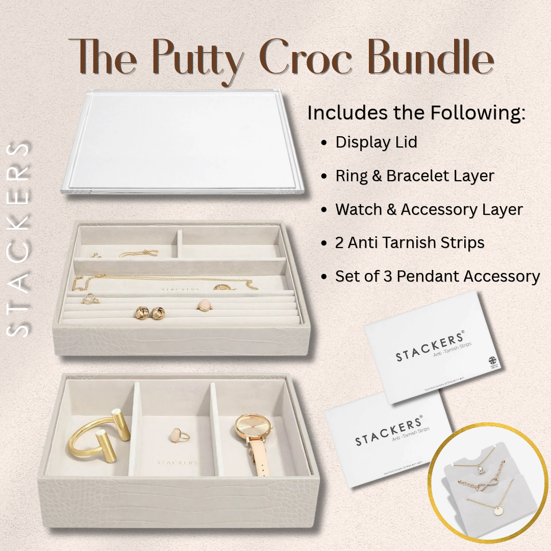 The Putty Croc Bundle - Jewellery Box Lids & Layers - Stackers Australia Australia