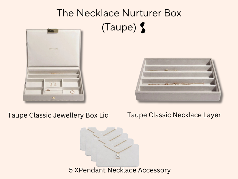 The Necklace Nurturer Box (Taupe)