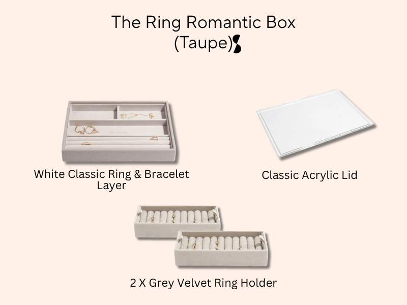 The Ring Romantic Box (Taupe)