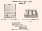 The Bracelet Babe Box (Taupe) - Jewellery Box Accessories - Stackers Australia
