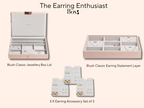 The Earring Enthusiast Box (Blush) - Jewellery Box Accessories - Stackers Australia