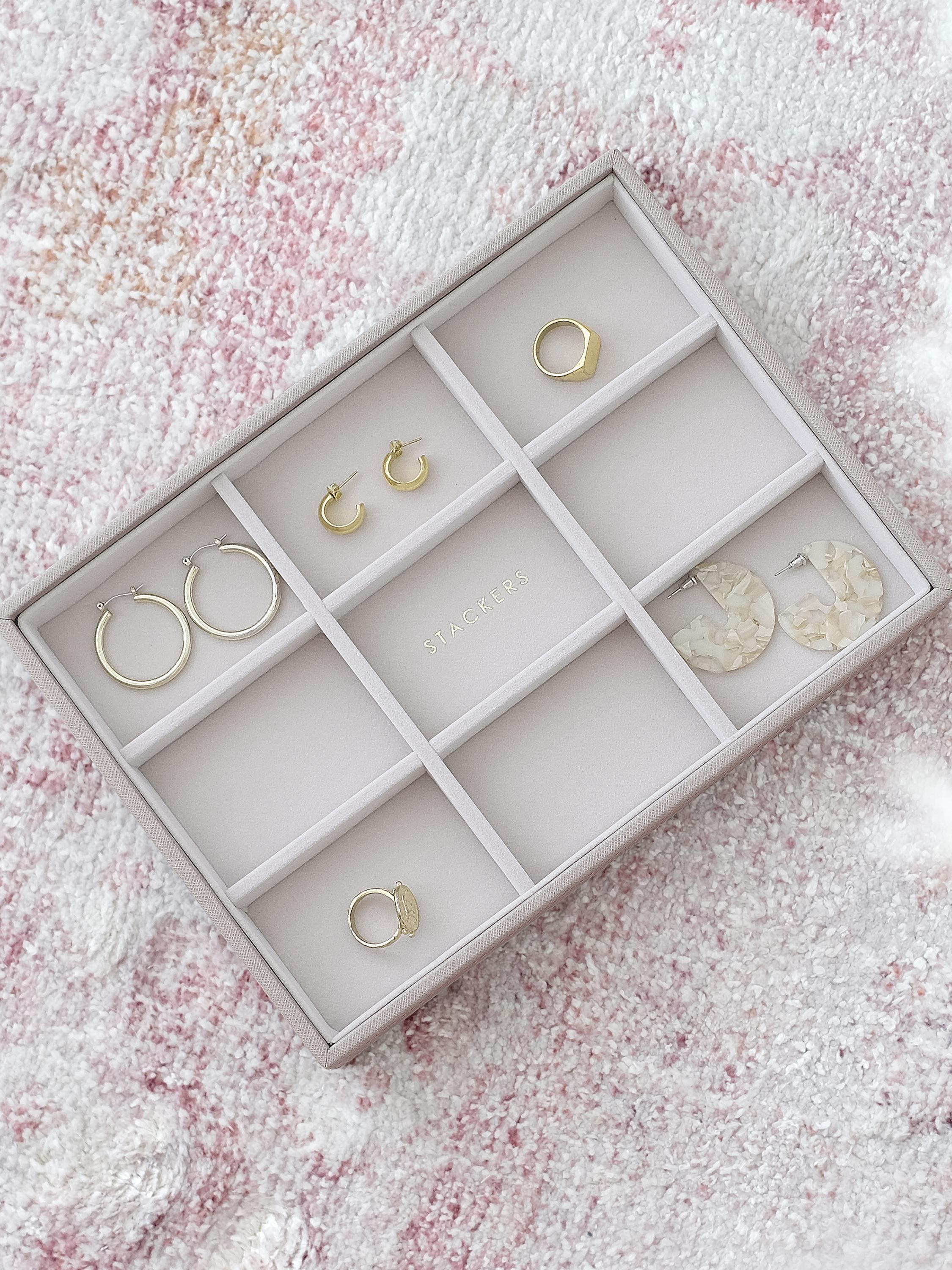 Taupe Classic Earring Statement Layer - Jewellery Box Layer - Stackers Australia