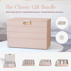 The Classic Blush Gift Bundle - Jewellery Box - Stackers Australia