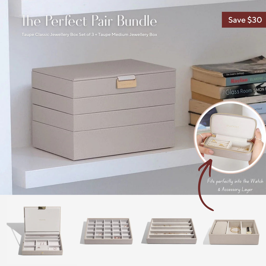 The Perfect Pair Bundle - Jewellery Box - Stackers Australia