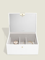 White Luxury Classic Jewellery Box Stackers