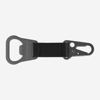 Black Bottle Opener Keyring