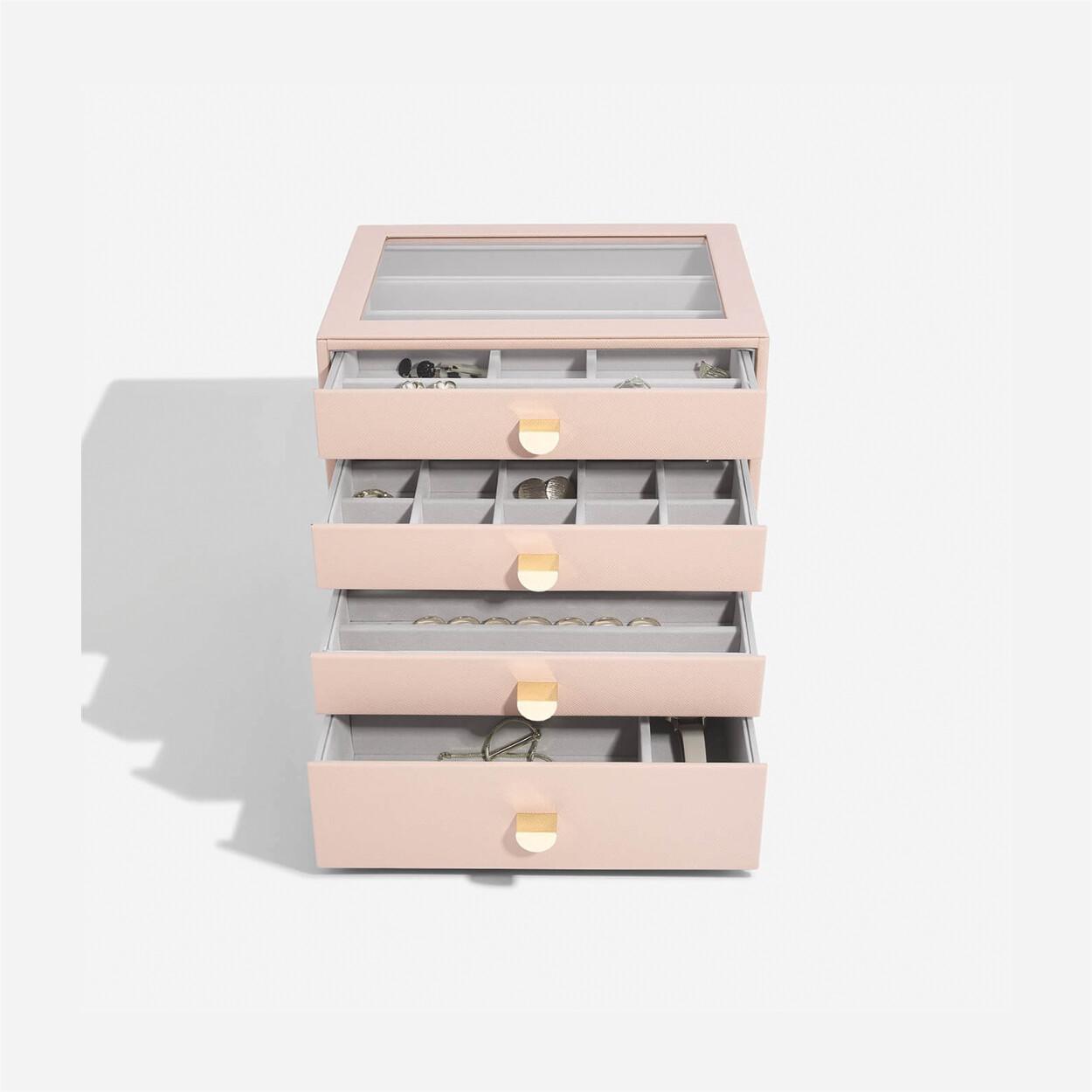 Blush Pink Classic Jewellery Box Display Drawer