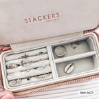 Taupe Medium Travel Jewellery Box Stackers
