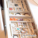 White Medium Jewellery Slider Stackers