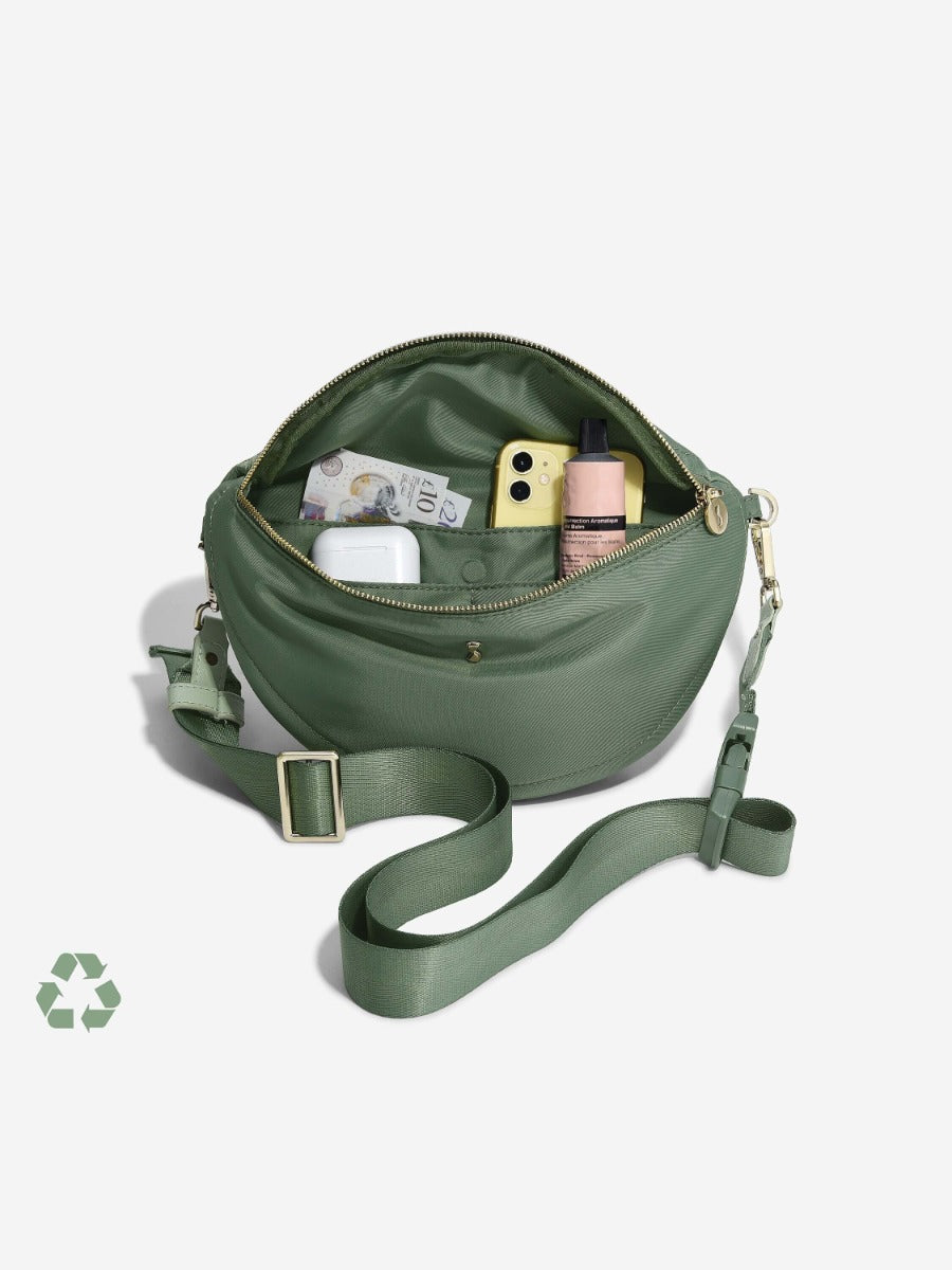 Green Recycled Nylon Bumbag Stackers