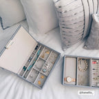 Dusky Blue Classic Jewellery Box Stackers