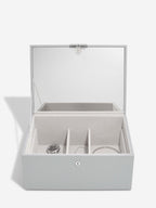 Pebble Grey Luxury Classic Jewellery Box Stackers