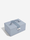 Dusky Blue Luxury Classic Jewellery Box