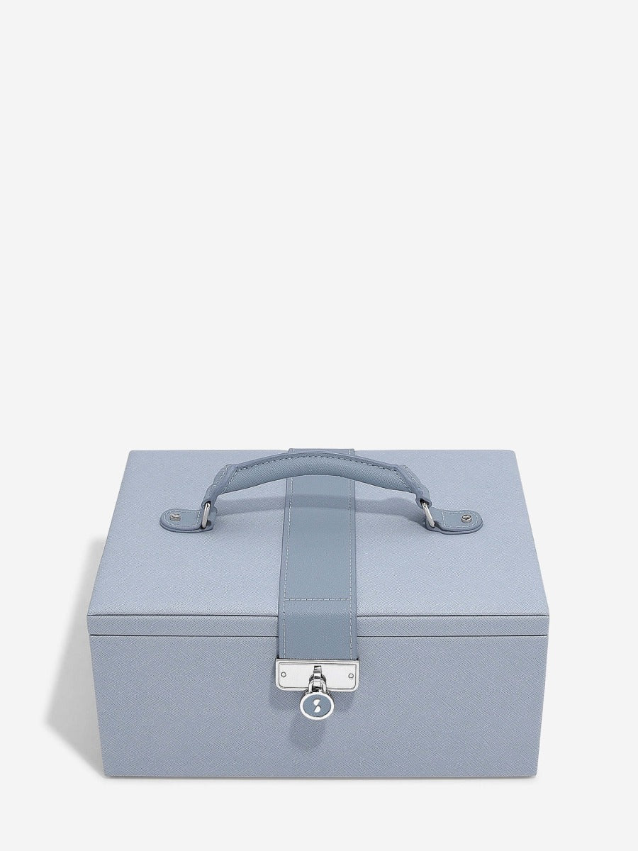 Dusky Blue Luxury Classic Jewellery Box Stackers