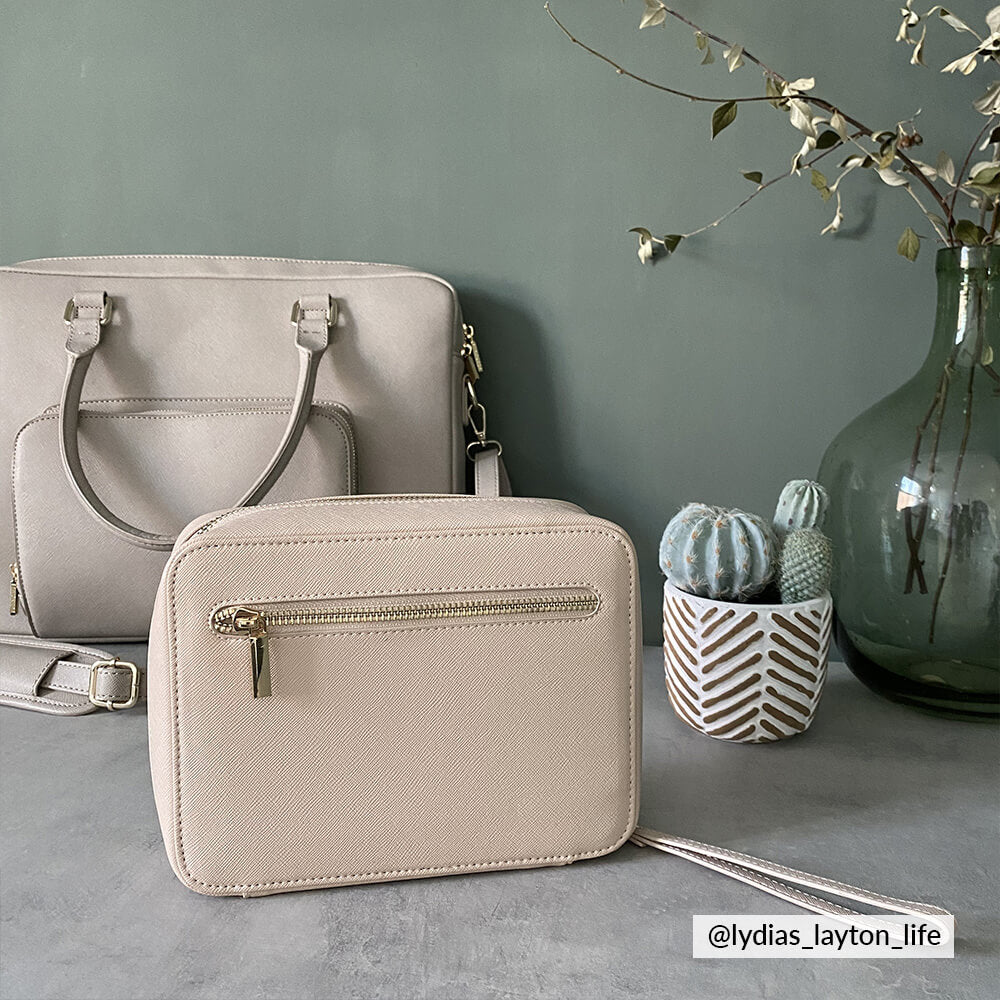 Taupe Cable Tidy Bag Stackers