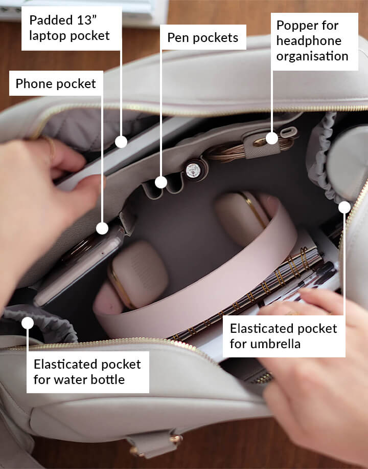 Taupe Handbag Stackers