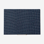 Navy Croc Mini Jewellery Box Stackers