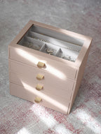 Blush Classic Display Jewellery Box Set of 4