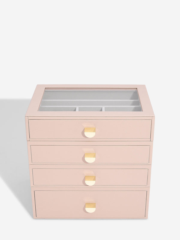 Blush Classic Display Jewellery Box Set of 4 - Jewellery Box - Stackers Australia