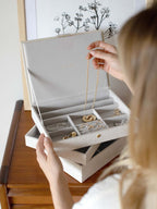 Oatmeal & Linen Classic Jewellery Box