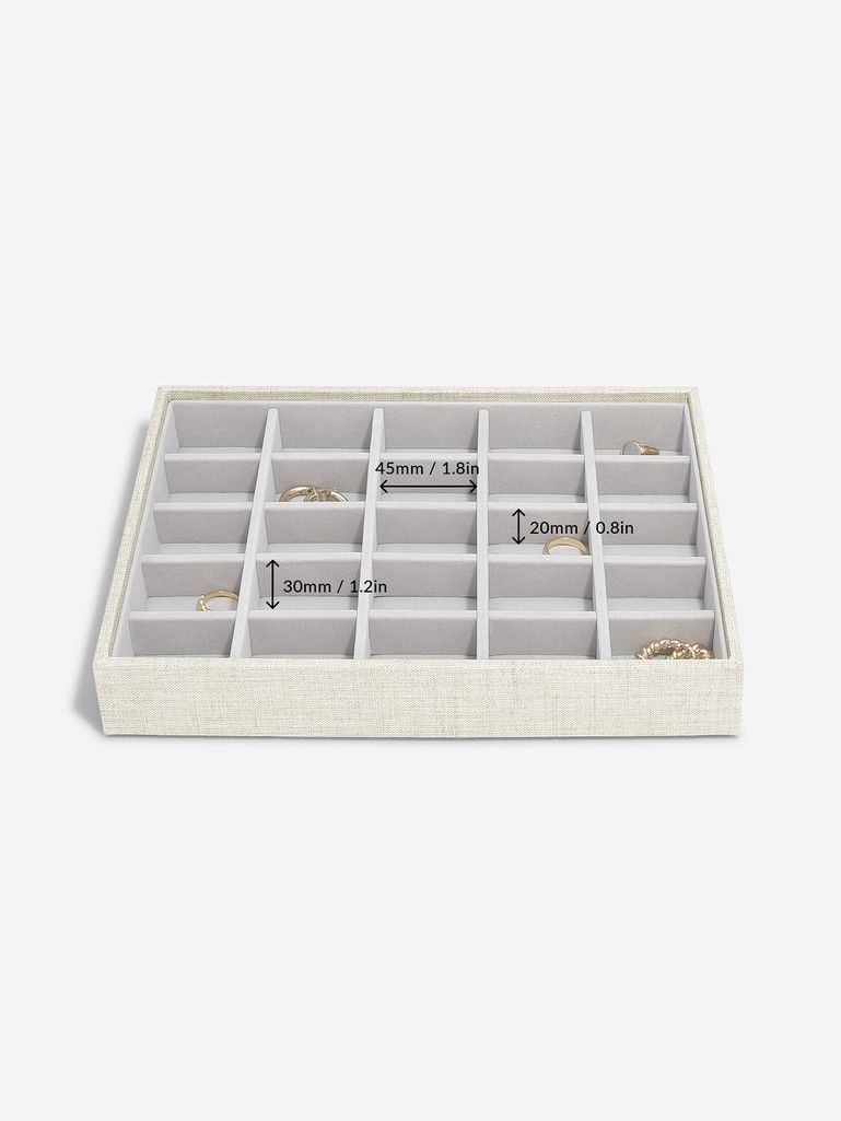 Oatmeal & Linen Classic Jewellery Box