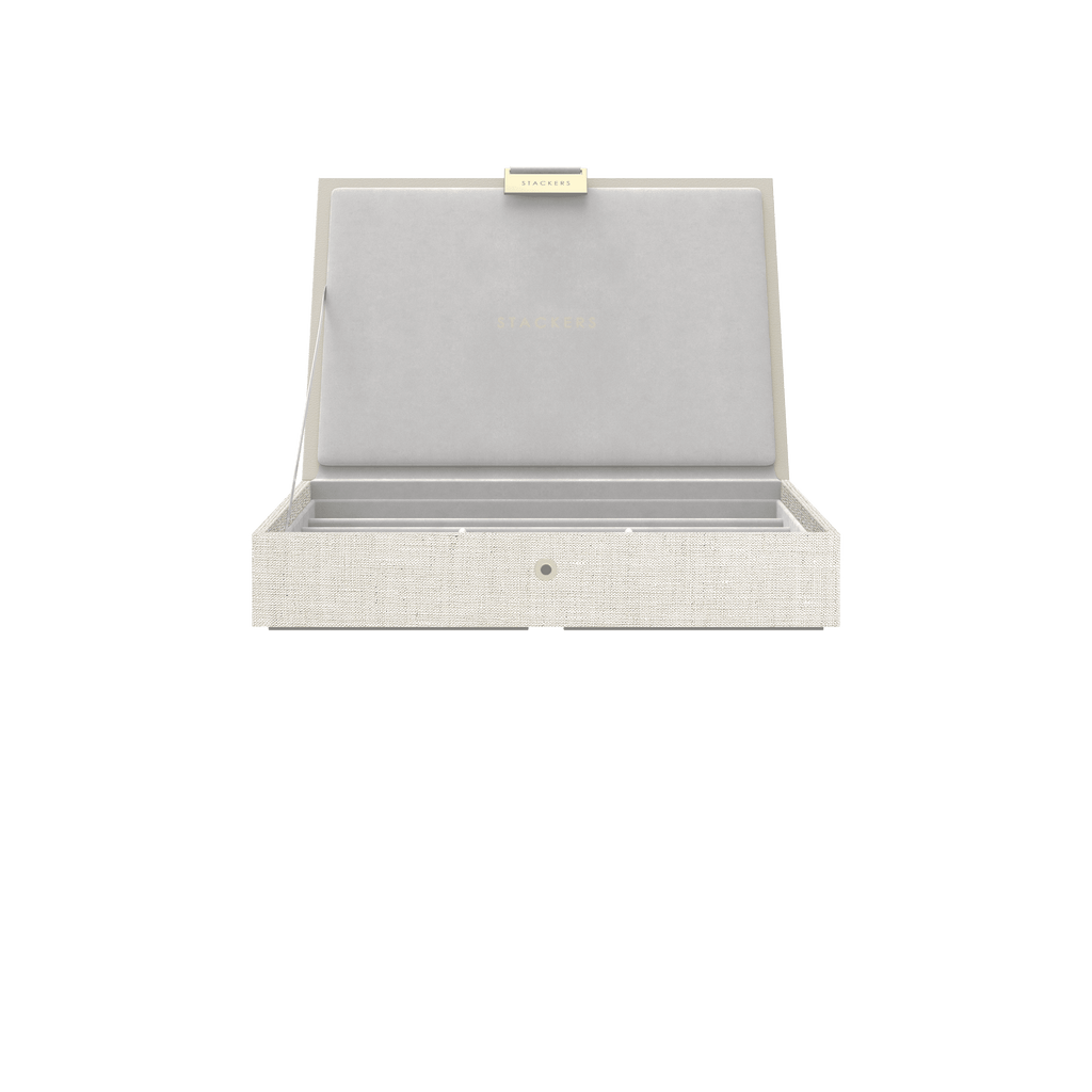 Oatmeal Linen Classic Lid