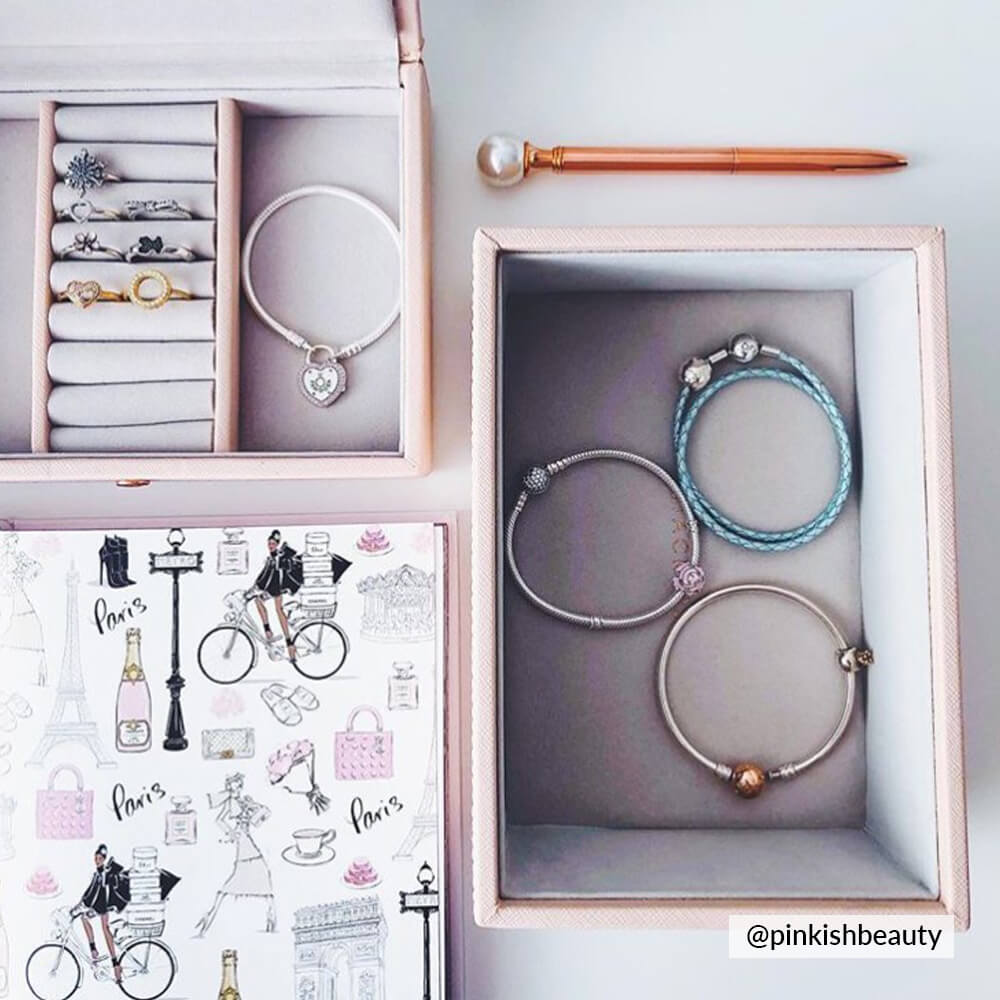 Blush Mini Jewellery Box Stackers