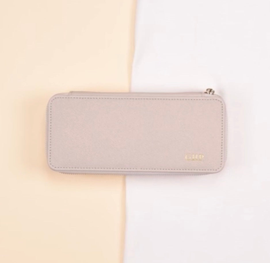 Taupe Large Travel Jewellery Box