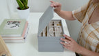 Dusky Blue Classic Jewellery Box