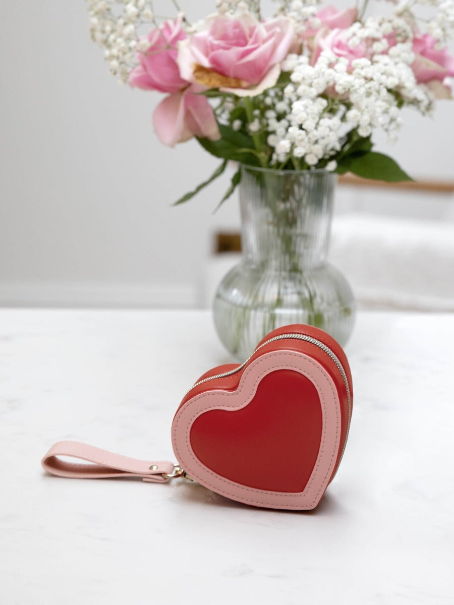 Red Heart Travel Jewellery Box Stackers