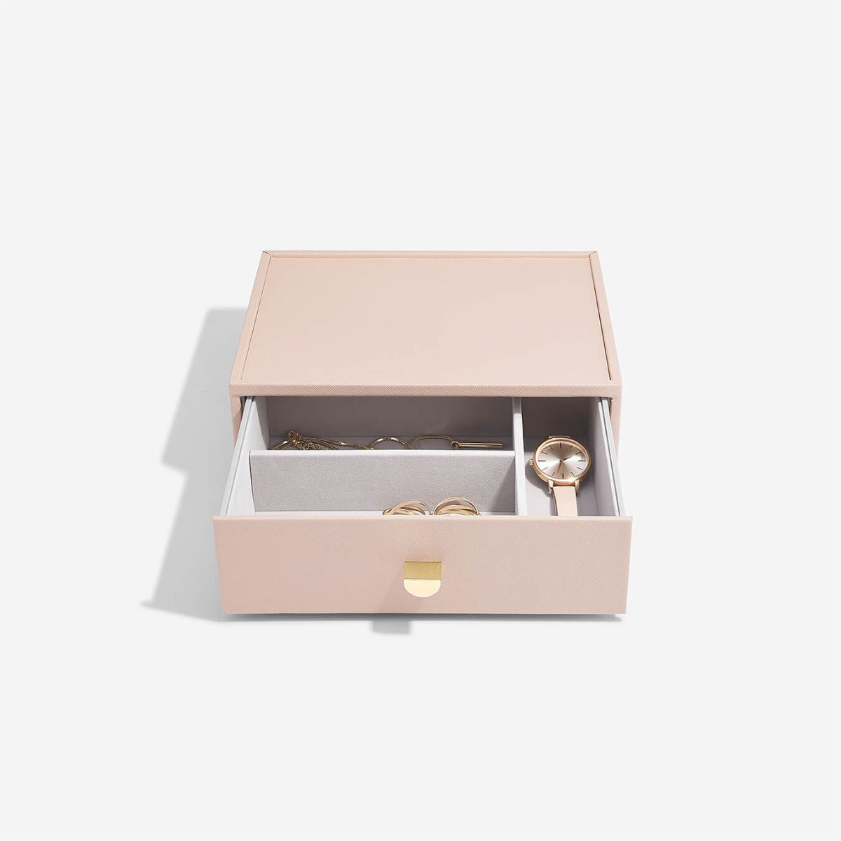 Blush Classic Drawers Set Of 3 Stackers