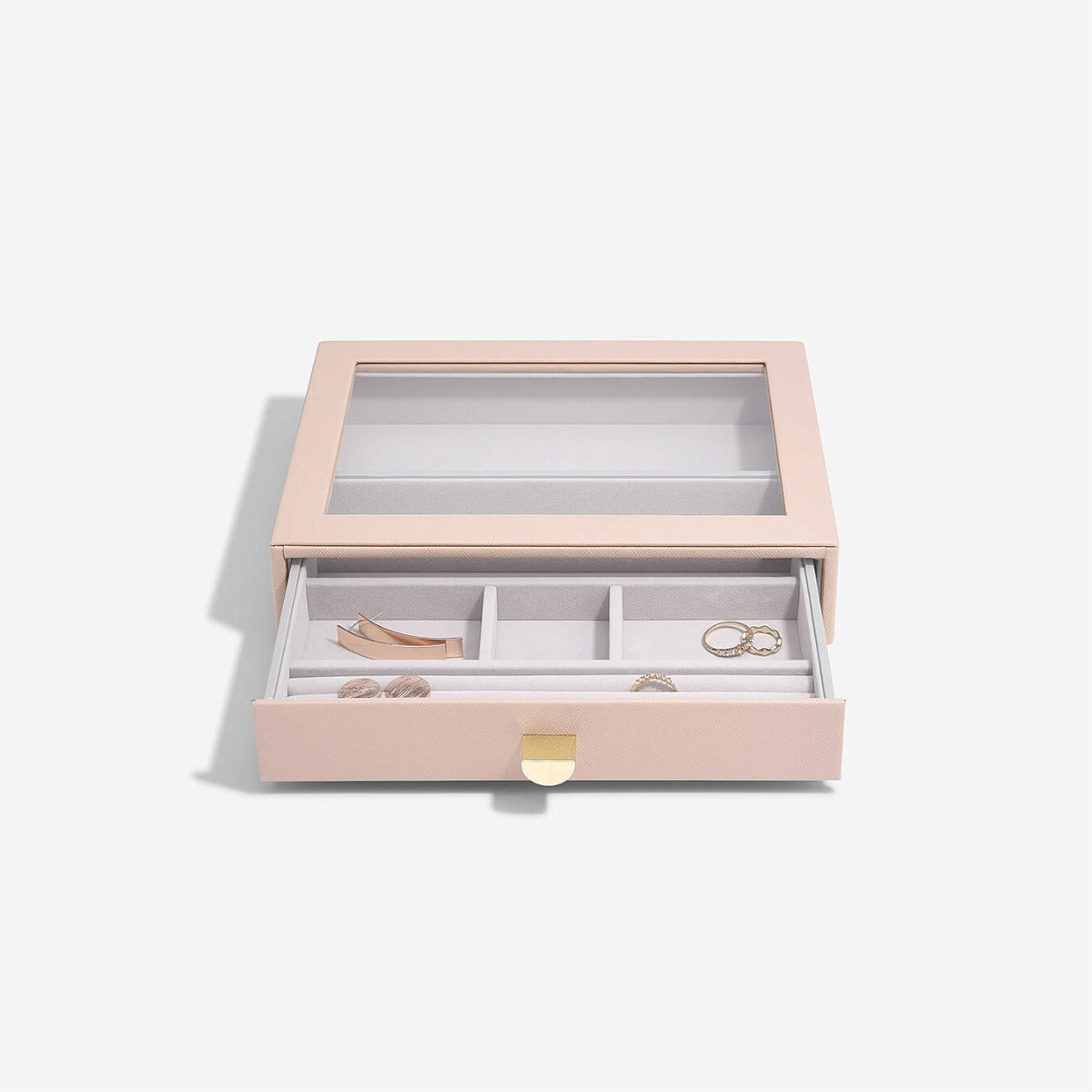 Blush Classic Drawers Set Of 3 Stackers