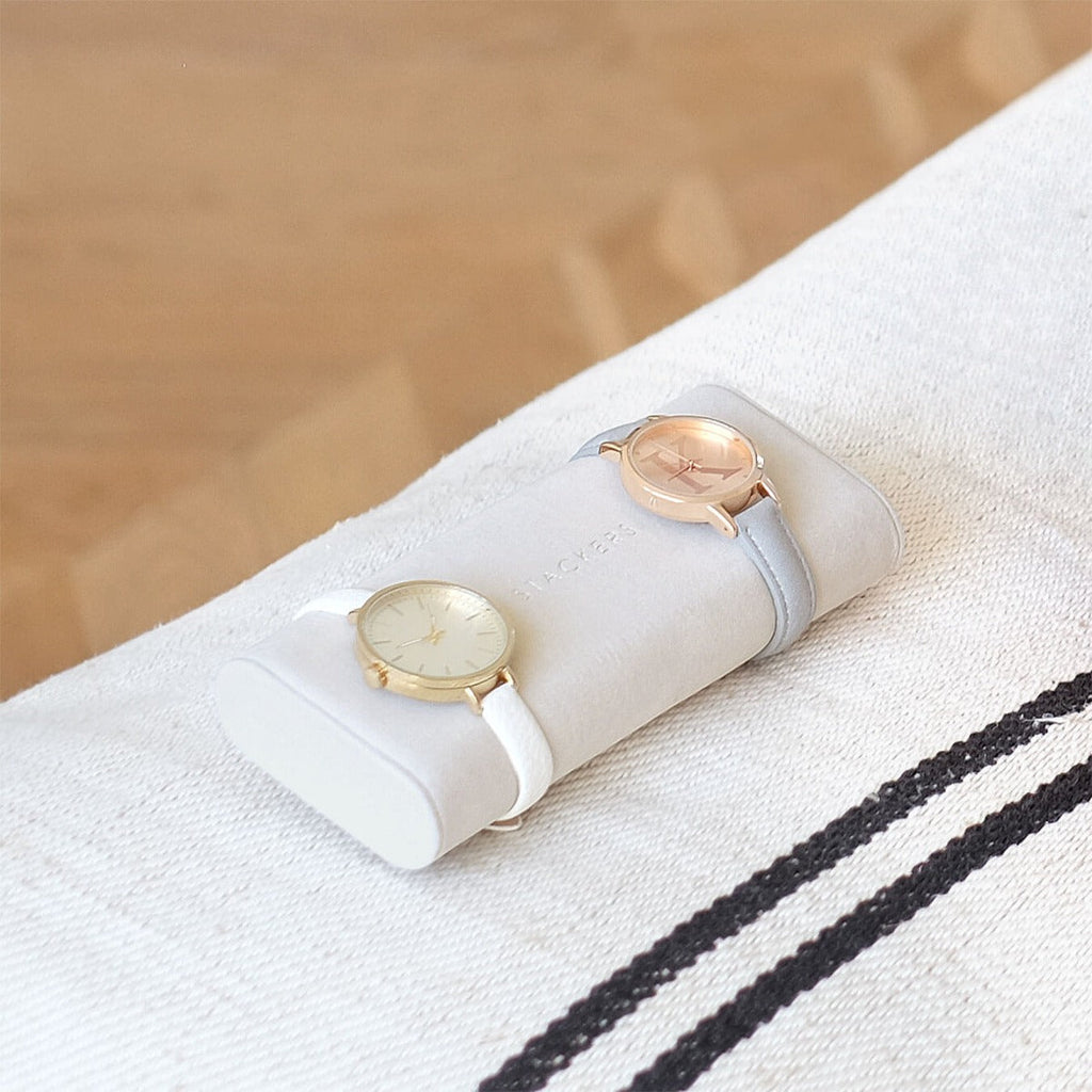 Grey Velvet Watch & Bracelet Pad - Jewellery Box Accessories - Stackers Australia