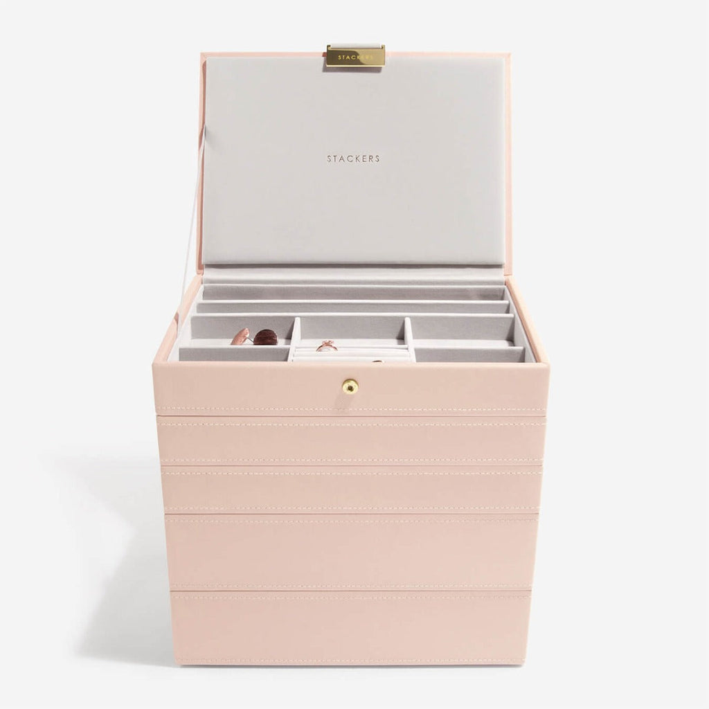 Blush Classic Jewellery Box Set of 5 Stackers