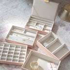 Blush Classic Jewellery Box Set of 5 Stackers