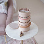 Blush Hair Accessory Organiser Stackers